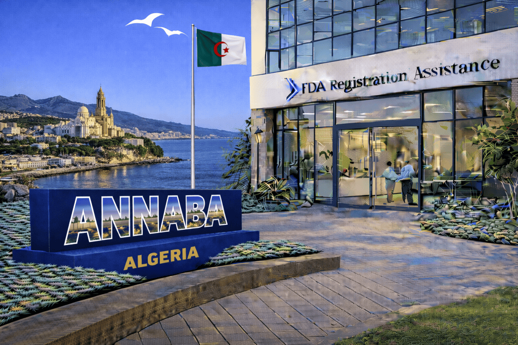 U.S FDA Consulting Services in Annaba, Algeria FDA registration and consulting for Annaba, Algeria exporters — fresh produce, citrus, juice, canned food and cosmetic compliance