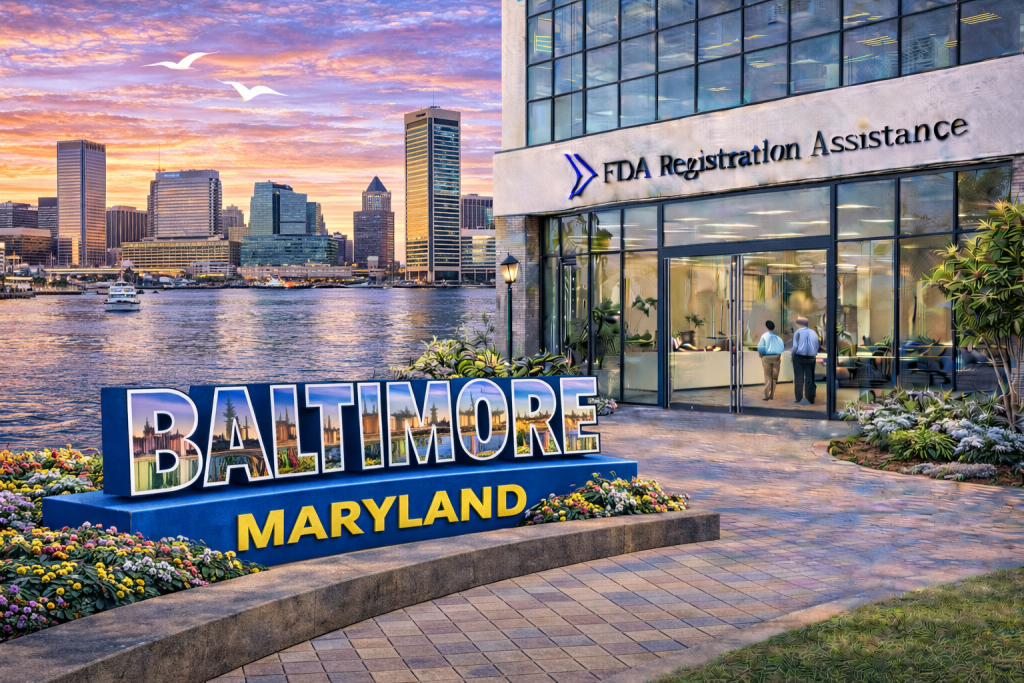 U.S FDA Consulting Services in Baltimore Maryland FDA registration and consulting in Baltimore, Maryland — sugar, spice, food, device and cosmetic compliance