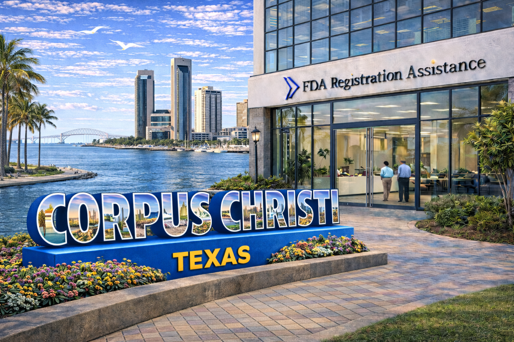 U.S FDA Consulting Services in Corpus Christi, Texas FDA registration and consulting in Corpus Christi, Texas — grain, animal feed, food, drug, device and cosmetic compliance