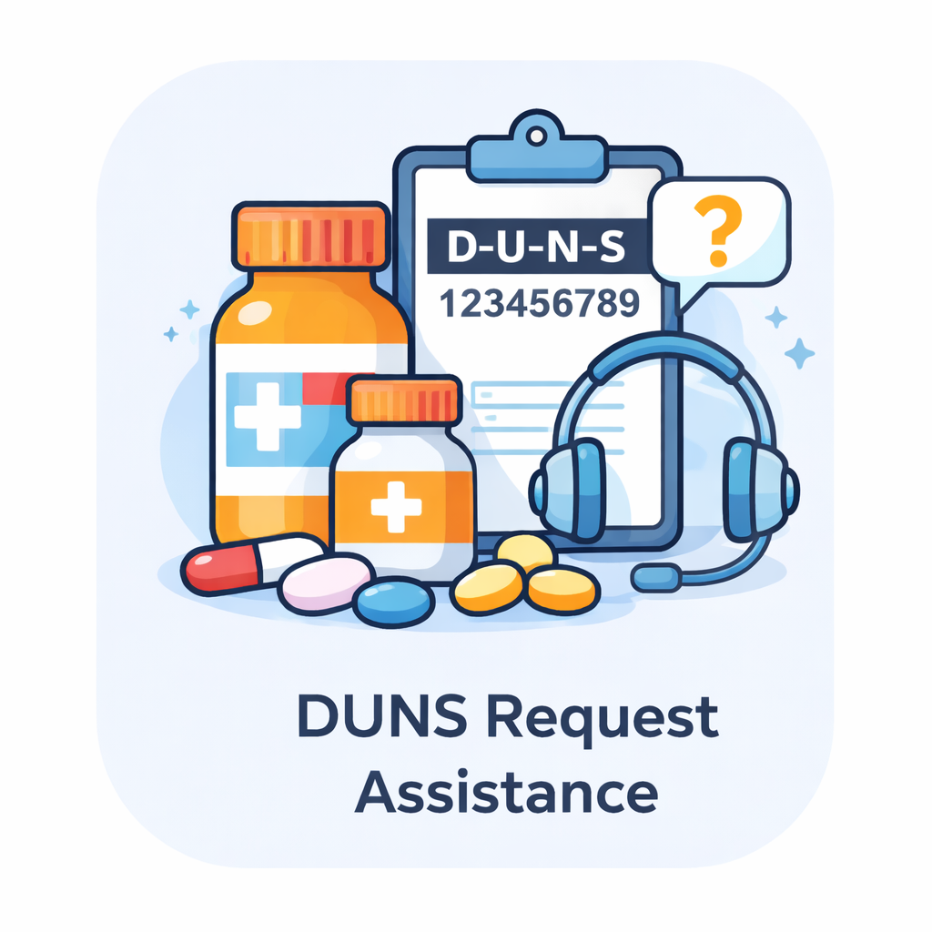Drug DUNS Request Assistance FDA