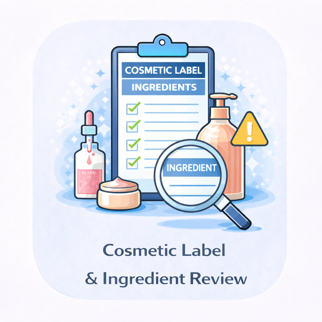 FDA Cosmetic Label and Ingredient Review