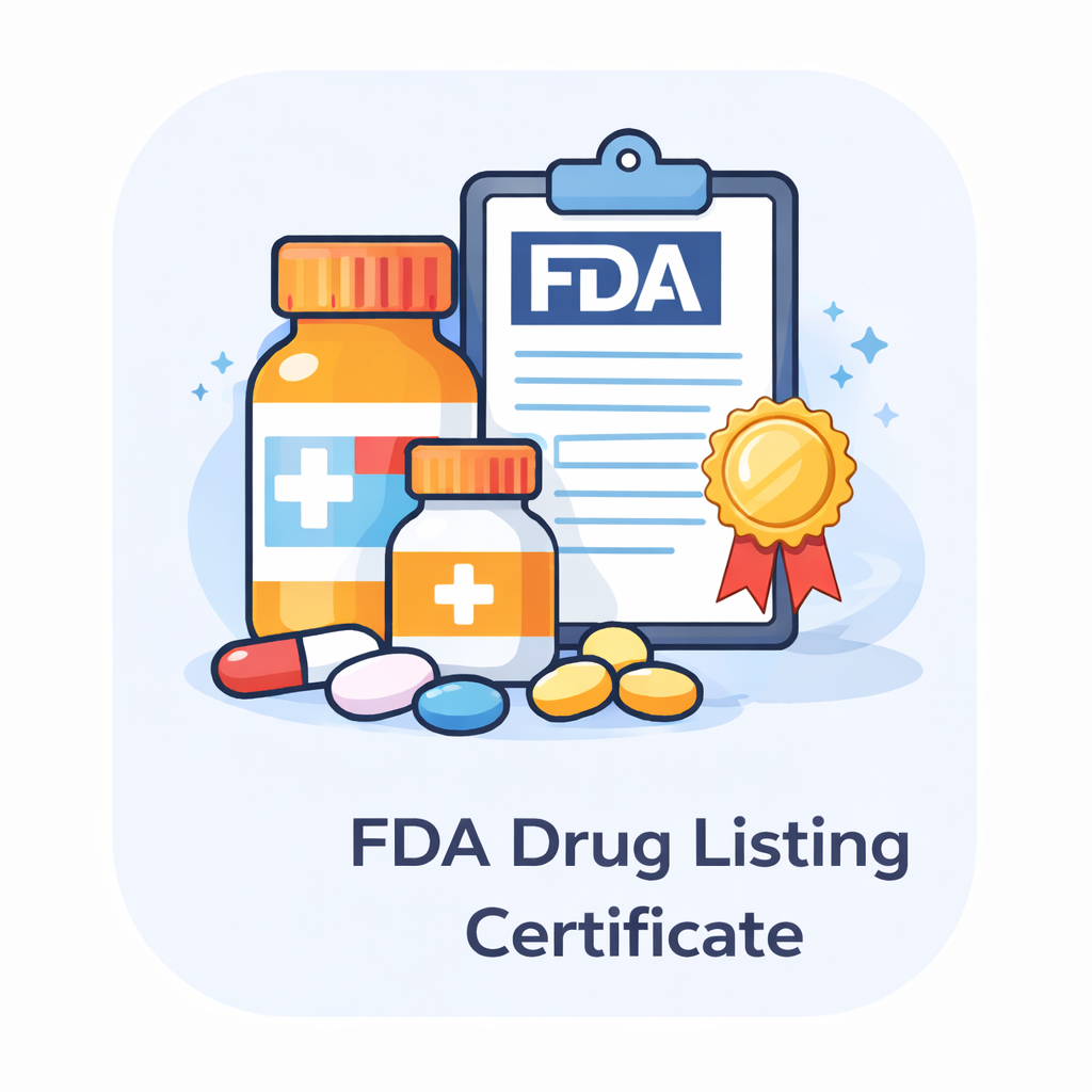 FDA Drug Listing Certificate Consulting