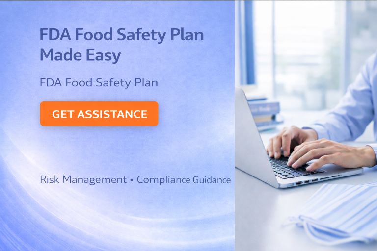 FDA Food Safety Plan Registration Consulting 768x512