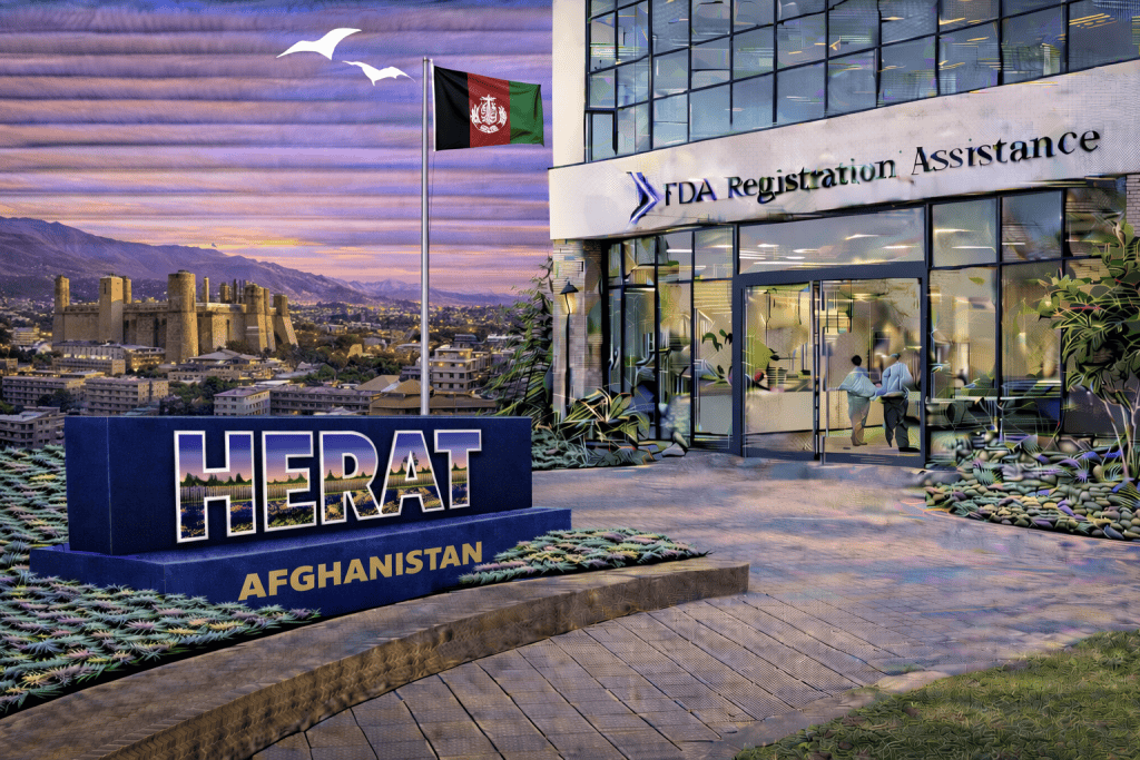 FDA registration and consulting for Herat, Afghanistan saffron exporters — food, supplement, cosmetic and device compliance
