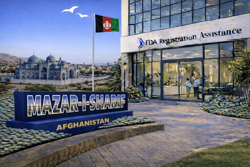 U.S FDA Consulting Services in Mazar-i-Sharif, Afghanistan FDA registration and consulting for Mazar-i-Sharif, Afghanistan exporters — sesame, oilseed, herb, supplement and cosmetic compliance