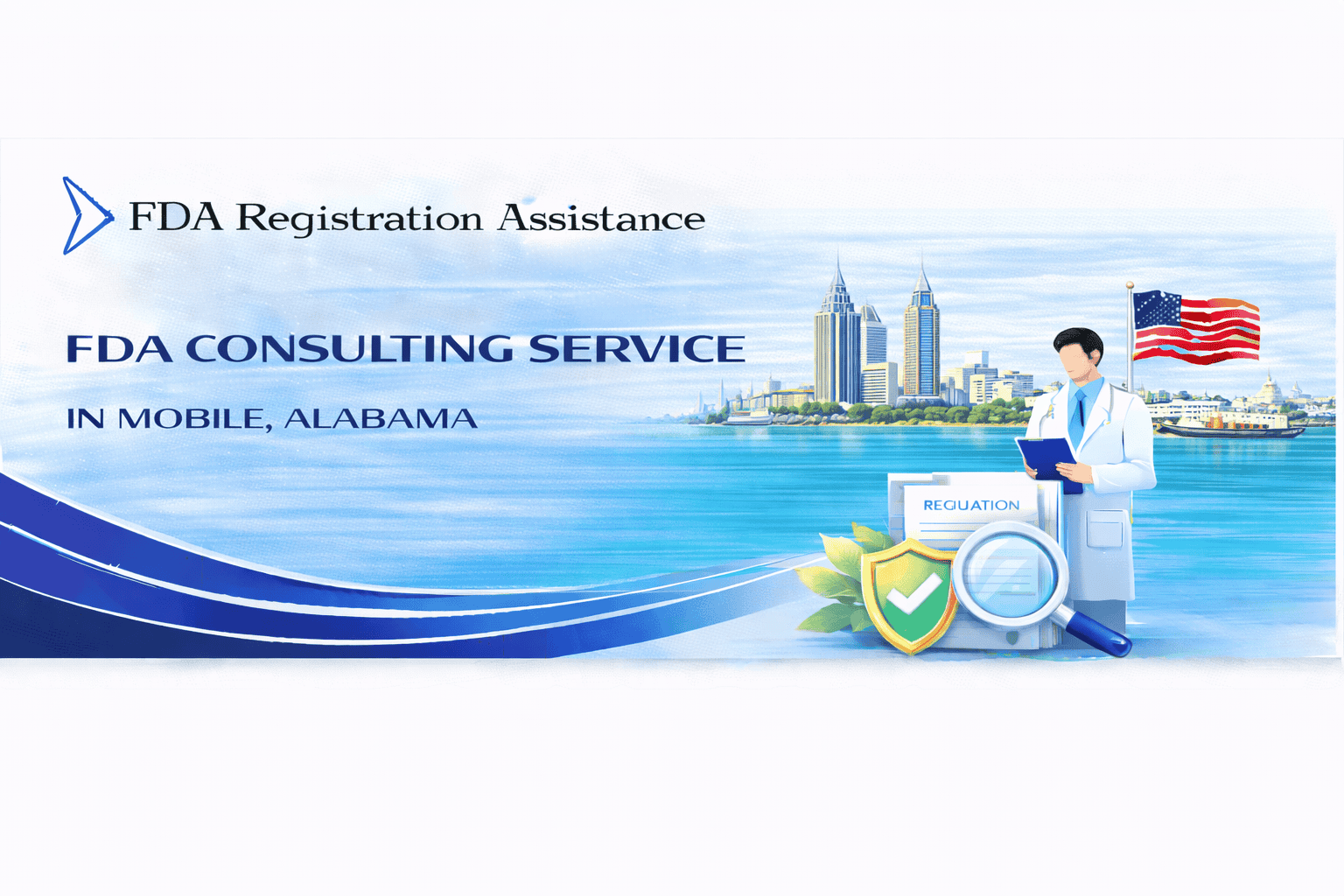 FDA registration and consulting in Mobile, Alabama — seafood, food, import, device and cosmetic compliance