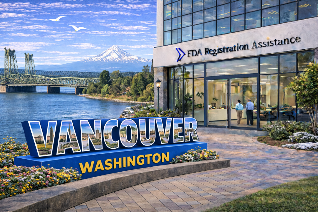 FDA registration and consulting in Vancouver, Washington — food, grain, beverage, device and cosmetic compliance